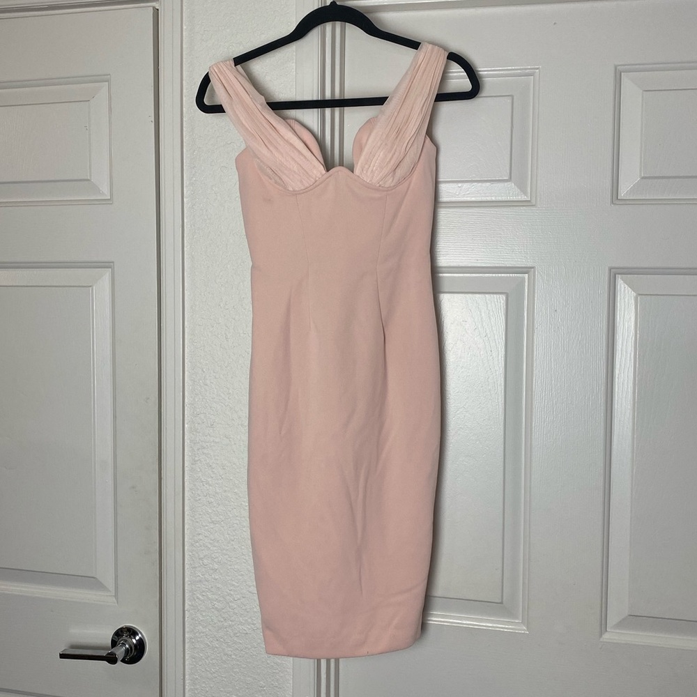 House of CB Yolanda Dress Pale Pink in Size XS - Picture 6 of 14